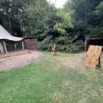 Garden games for hire for weddings and events set up at Hazlewood Castle