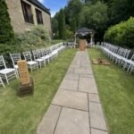 Garden games for hire for weddings and events set up at Whitley Hall