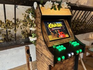 Arcade machine hire at The Castle Inn Spofforth for a Christmas event in Yorkshire