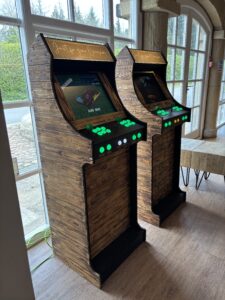 Arcade machine hire at The Hovels - Harewood House, Leeds for a wedding in Yorkshire