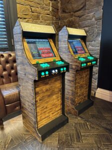 Arcade machine hire at The Manor House Lindley, Huddersfield for a Christmas event in Yorkshire