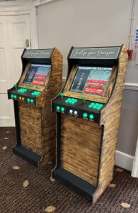 Arcade machine hire at The Old Rectory, Handsworth, Rotherham for a wedding in Yorkshire