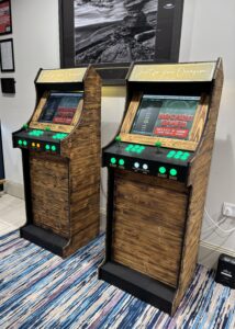 Arcade machine hire at The OEC in Sheffield for a wedding in Yorkshire